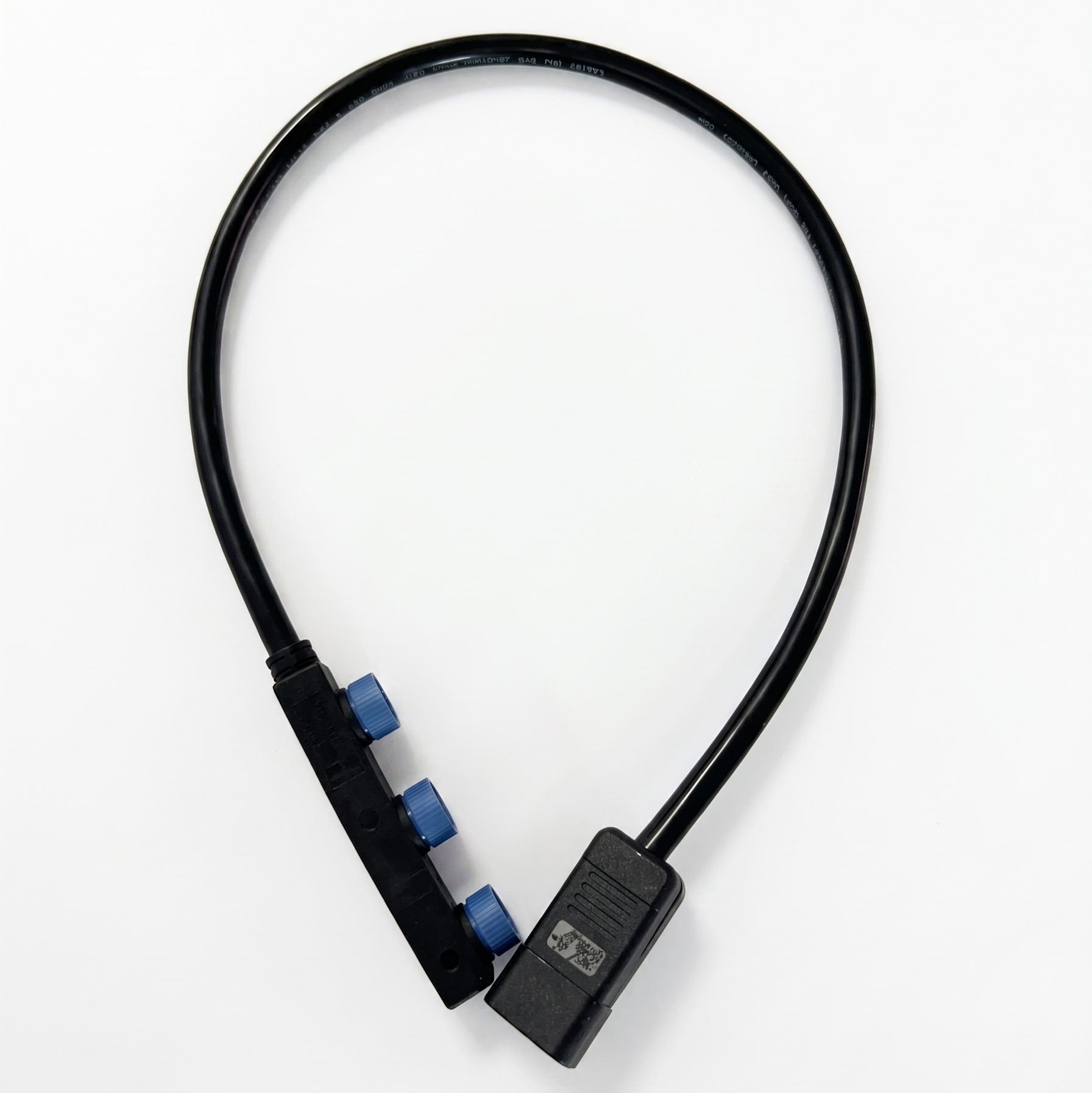 IEC C14 to M15 3-Way AC Splitter